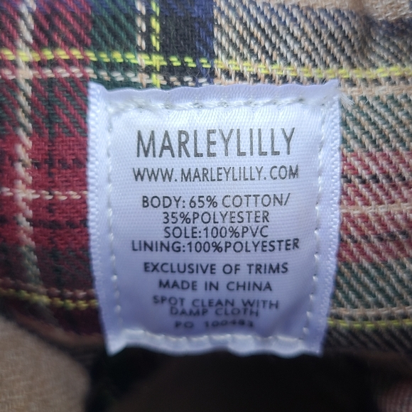 NWOT Marleylilly Quilted Gray Monogrammed Duck Boots Size 11 - Picture 5 of 6